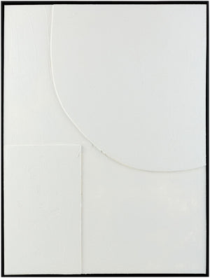 Livabliss Concrete Tone Hand Painted Large Framed Abstract Art for Modern Living Spaces CONC003-36482