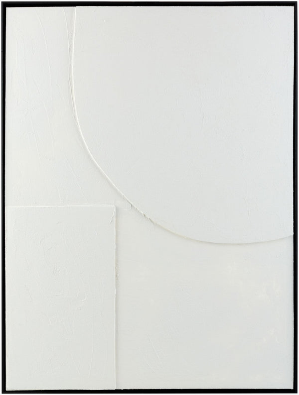 Livabliss Concrete Tone Hand Painted Large Framed Abstract Art for Modern Living Spaces CONC003-36482