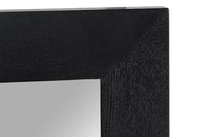 Vig Furniture Modrest Concord - Sleek Black Ash Mirror For Modern Ambiance & Versatile Home Decor Styles Black  Vgvc-j2301-m