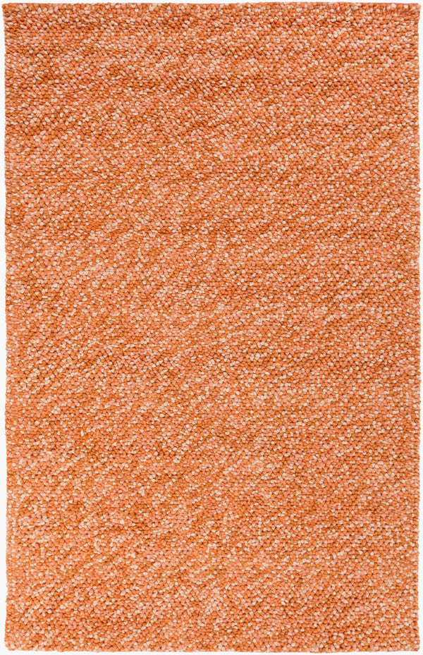Surya Confetti 5' X 8' Handmade Rug - Durable Wool Design With Plush Pile For Modern Home Decor Charm Burnt Orange Wool Confett10-58