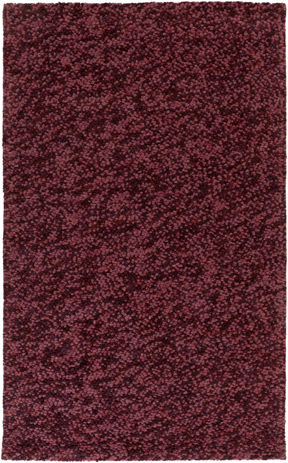 Surya Confetti 5' X 8' Handmade Rug - Durable Wool Design With Plush Pile For Modern Home Decor Charm Burgandy Wool Confett4-23