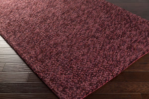 Surya Confetti 5' X 8' Handmade Rug - Durable Wool Design With Plush Pile For Modern Home Decor Charm Burgandy Wool Confett4-23
