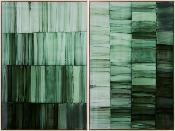 Livabliss Connection Hand-painted Gallery Canvas Art for Minimalist Living Room Walls CONN002-SET