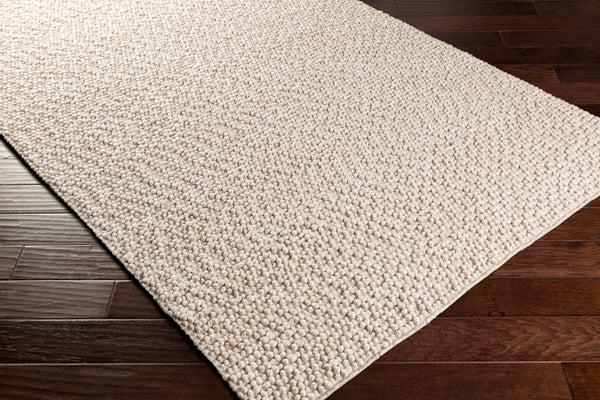 Surya Como 2' X 3' Handmade Area Rug - Luxurious Softness, Durable Viscose & Wool Blend For Elegant Spaces Beige Viscose,Wool Coo2301-23