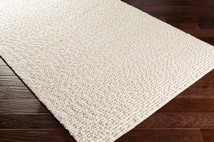 Surya Como 2' X 3' Handmade Area Rug - Luxurious Softness, Durable Viscose & Wool Blend For Elegant Spaces Ivory Viscose,Wool Coo2302-23