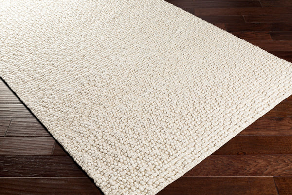 Surya Como 2' X 3' Handmade Area Rug - Luxurious Softness, Durable Viscose & Wool Blend For Elegant Spaces Ivory Viscose,Wool Coo2302-23