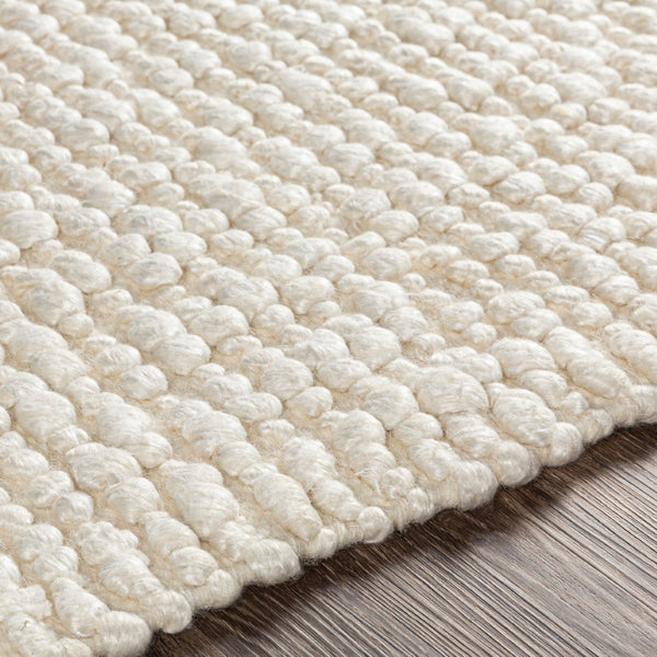 Surya Como 2' X 3' Handmade Area Rug - Luxurious Softness, Durable Viscose & Wool Blend For Elegant Spaces Ivory Viscose,Wool Coo2302-23
