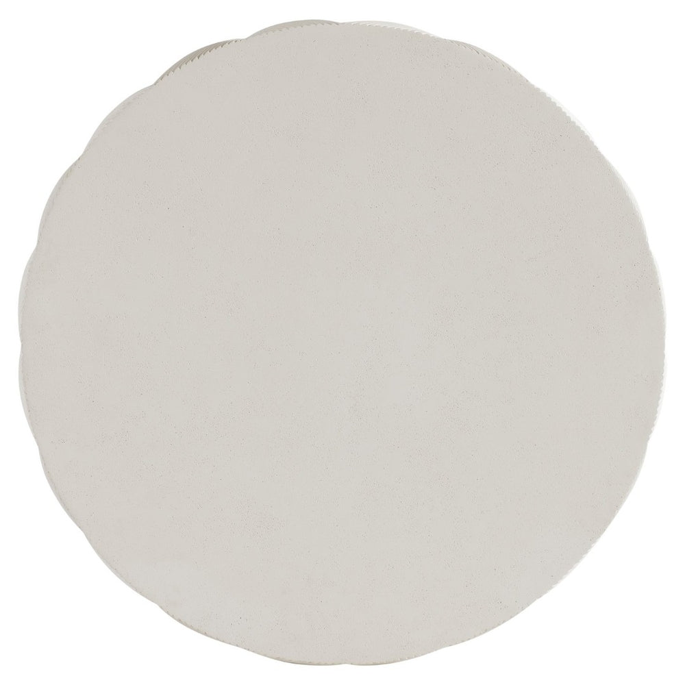Bernhardt Bernhardt Ballantyne Round Stonecast Cocktail Table Outdoor Woven Rattan Patio Accent X11008