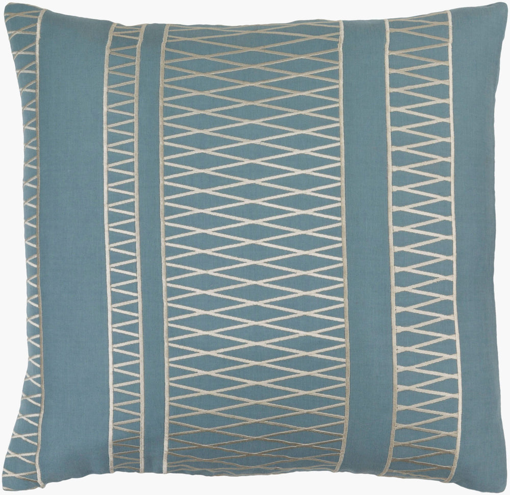 Surya Cora Global-inspired 18" Accent Pillow - Elegant, Durable Linen & Cotton Decor For Your Home Charm Beige Linen,Cotton Cor003-2222