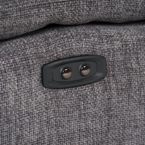 VIG Furniture Divani Casa Corinth - Modern Dark Gray Fabric Sectional Sofa with 3 Power Recliners VGKM-KM.920-CHAR