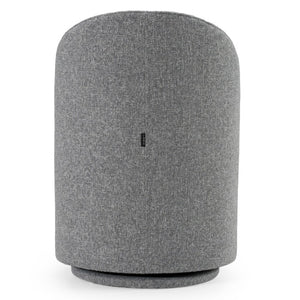 VIG Furniture Correa Sculptural Swivel Chair With Soft Cloud Fabric Upholstery, Foam Comfort & 360° Movement Grey Dining Chair VGKK-KF.Y1179-GRY