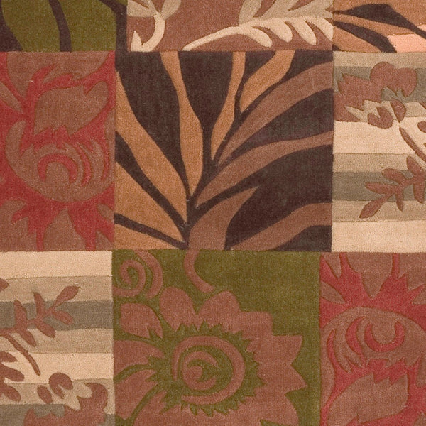 Surya Cosmopolitan 5' X 7'6" Handmade Rug - Modern, Hand Tufted, Medium Pile, Affordable Luxury Decor Rust Polyester Cos8818-913