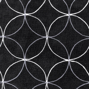 Surya Cosmopolitan 5' X 7'6" Handmade Rug - Modern, Hand Tufted, Medium Pile, Affordable Luxury Decor Black Polyester Cos8872-23