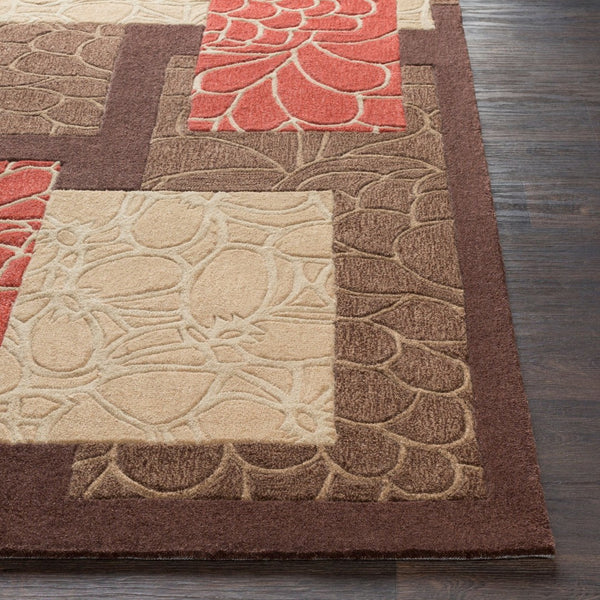 Surya Cosmopolitan Hand Tufted Polyester Area Rug Modern Square Living Room Accent COS8889-8RD