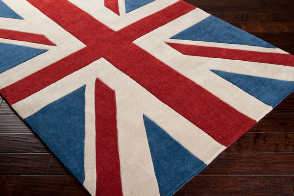 Surya Cosmopolitan 5' X 7'6" Handmade Rug - Modern, Hand Tufted, Medium Pile, Affordable Luxury Decor Rust Polyester Cos9045-8rd