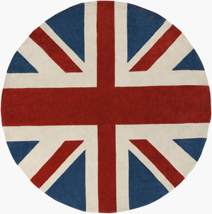 Surya Cosmopolitan 5' X 7'6" Handmade Rug - Modern, Hand Tufted, Medium Pile, Affordable Luxury Decor Rust Polyester Cos9045-8rd