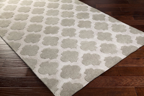 Surya Cosmopolitan 5' X 7'6" Handmade Rug - Modern, Hand Tufted, Medium Pile, Affordable Luxury Decor Taupe Polyester Cos9227-8rd