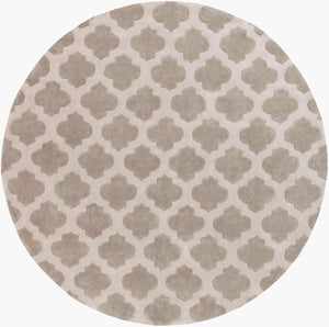 Surya Cosmopolitan 5' X 7'6" Handmade Rug - Modern, Hand Tufted, Medium Pile, Affordable Luxury Decor Taupe Polyester Cos9227-8rd