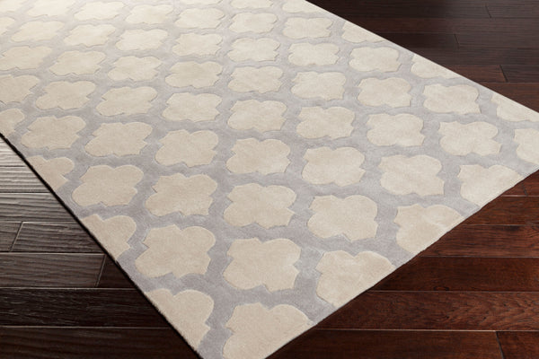 Surya Cosmopolitan 5' X 7'6" Handmade Rug - Modern, Hand Tufted, Medium Pile, Affordable Luxury Decor Beige Polyester Cos9243-8rd