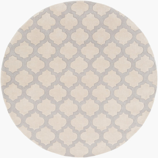 Surya Cosmopolitan 5' X 7'6" Handmade Rug - Modern, Hand Tufted, Medium Pile, Affordable Luxury Decor Beige Polyester Cos9243-8rd