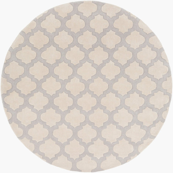 Surya Cosmopolitan Hand Tufted Square Area Rug Polyester Pile Modern Living Room Accent COS9243-8RD