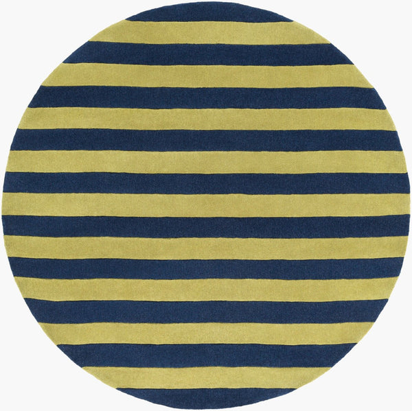 Surya Cosmopolitan 5' X 7'6" Handmade Rug - Modern, Hand Tufted, Medium Pile, Affordable Luxury Decor Light Olive Polyester Cos9249-8rd