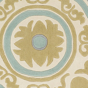 Surya Cosmopolitan Hand Tufted Polyester Area Rug Square Modern Living Room Floor Accent COS9272-8RD