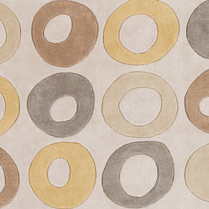 Surya Cosmopolitan 5' X 7'6" Handmade Rug - Modern, Hand Tufted, Medium Pile, Affordable Luxury Decor Light Gray Polyester Cos9286-8rd