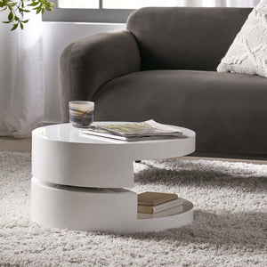 Christopher Knight Home® - Noble House - Small Circular Mod Rotatable Coffee Table