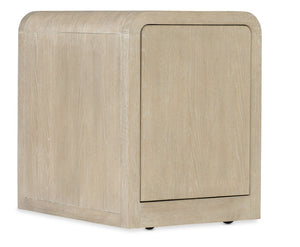 Hooker Furniture Brixton Mobile File Cabinet With Locking File Drawer, Two-Tone Elm & Ivory Finish, Hidden Compartment And Casters 6022-10416-80