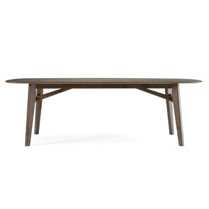 VIG Furniture Costello Night Wenge Mid-Century Modern Dining Table — Seats 8, Tapered Legs, Durable Veneer Top VGMA-MI-3202