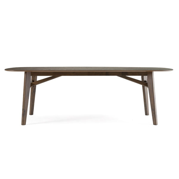 VIG Furniture Costello Night Wenge Mid-Century Modern Dining Table — Seats 8, Tapered Legs, Durable Veneer Top VGMA-MI-3202