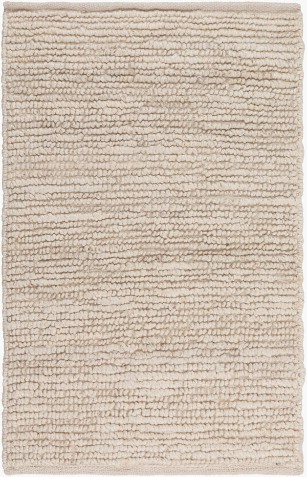 Livabliss Continental Hand Woven Jute Area Rug Organic Texture for Living Room or Dining Space Ivory 2' x 3' COT1930-23