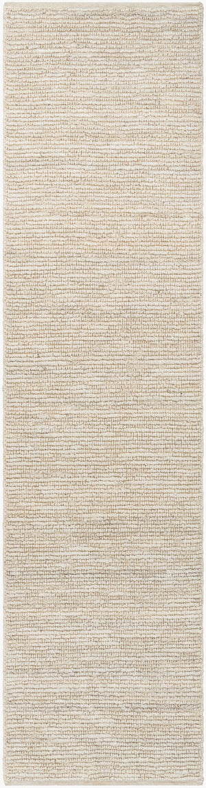 Livabliss Continental Hand Woven Jute Area Rug Organic Texture for Living Room or Dining Space Ivory 3' x 12' COT1930-312