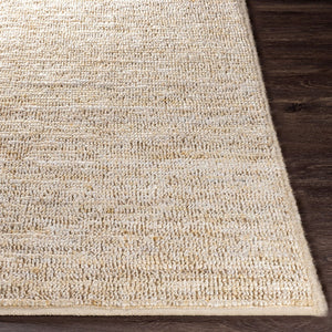 Livabliss Continental Hand Woven Jute Area Rug Organic Texture for Living Room or Dining Space Ivory 3' x 12' COT1930-312