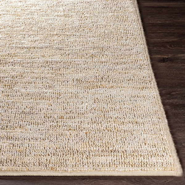 Livabliss Continental Hand Woven Jute Area Rug Organic Texture for Living Room or Dining Space Ivory 3' x 12' COT1930-312