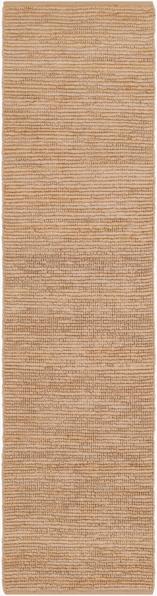 Livabliss Continental Hand-woven Jute Area Rug Natural Fiber Cottage Style for Living Room Tan 2'6" x 10' COT1931-2610