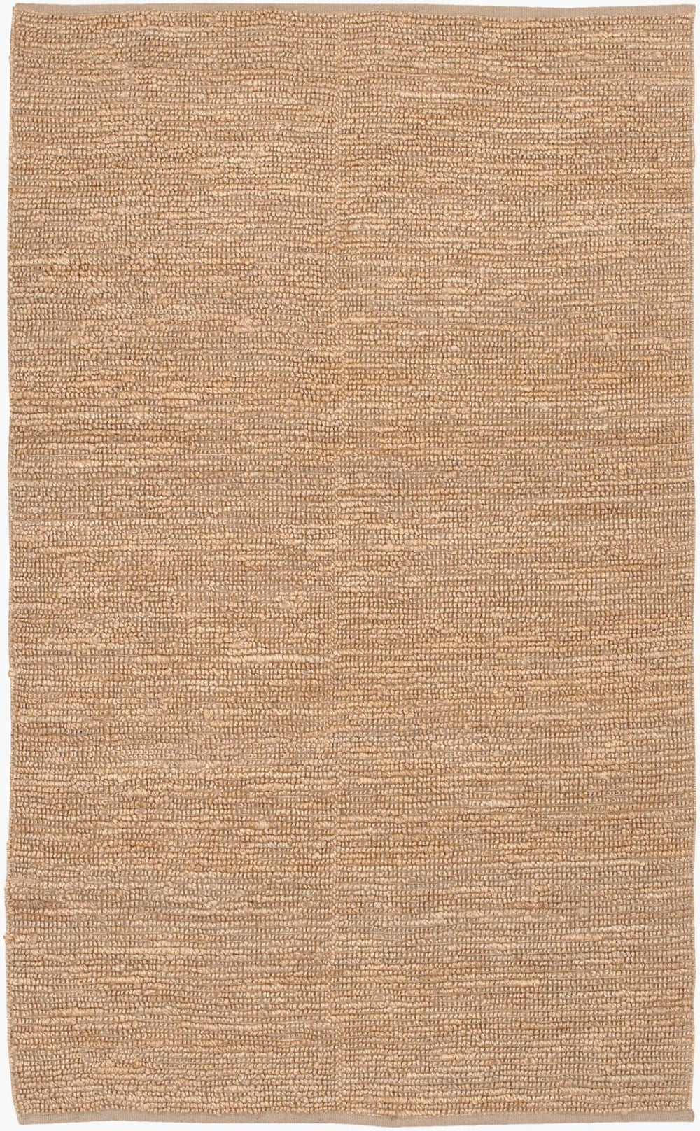 Livabliss Continental Hand-woven Jute Area Rug Natural Fiber Cottage Style for Living Room Tan 3'6" x 5'6" COT1931-3656