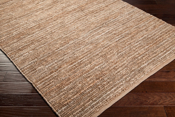 Livabliss Continental Hand-woven Jute Area Rug Natural Fiber Cottage Style for Living Room Tan 2'6" x 10' COT1931-2610