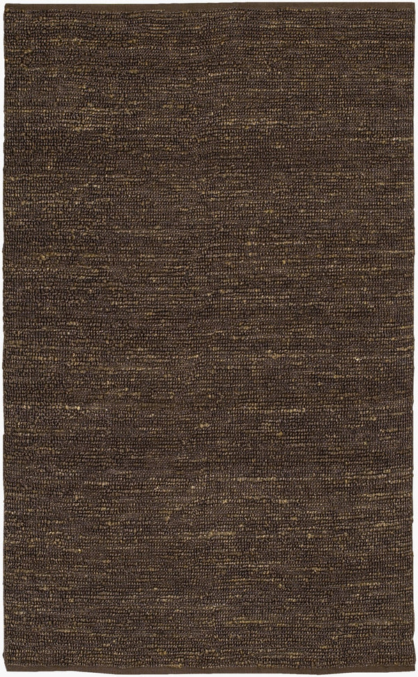 Surya Continental Cot-1933 Handwoven Jute Rug 5' X 8' - Cottage Style, Unique Texture For Any Space Charcoal Jute Cot1933-58