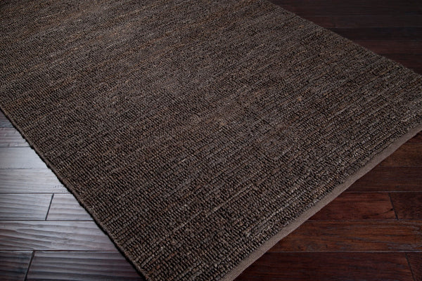 Surya Continental Cot-1933 Handwoven Jute Rug 5' X 8' - Cottage Style, Unique Texture For Any Space Charcoal Jute Cot1933-58