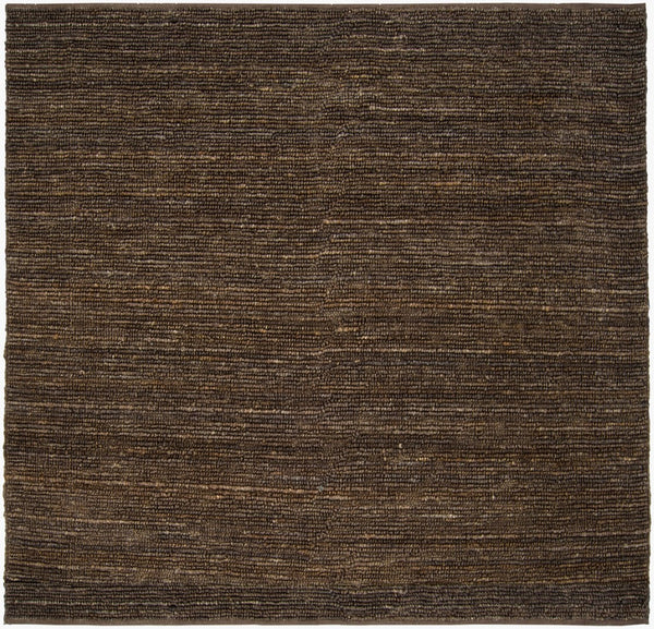 Surya Continental Cot-1933 Handwoven Jute Rug 5' X 8' - Cottage Style, Unique Texture For Any Space Charcoal Jute Cot1933-8sq