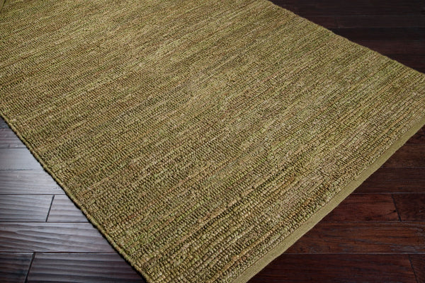 Surya Continental Cot-1933 Handwoven Jute Rug 5' X 8' - Cottage Style, Unique Texture For Any Space Olive Jute Cot1940-3656