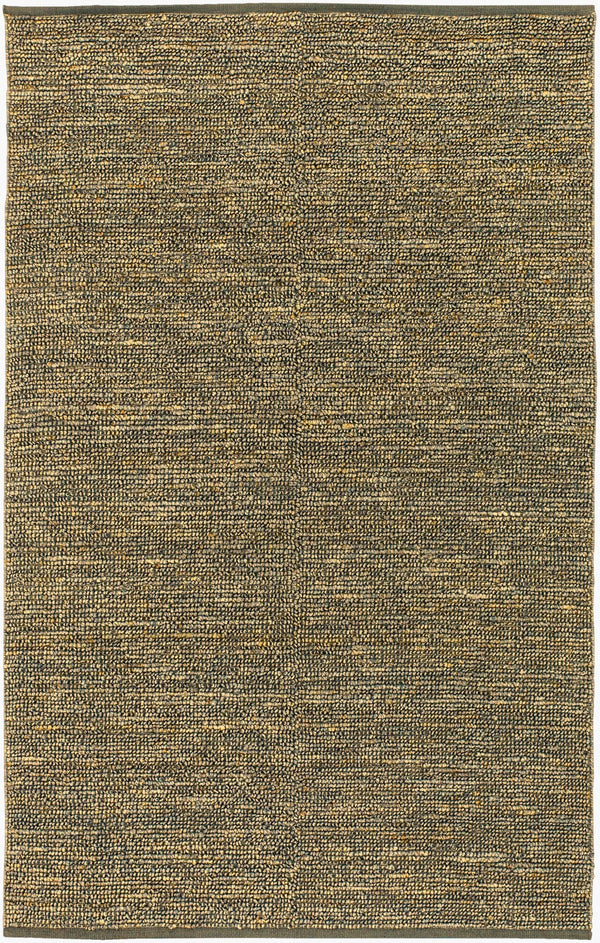 Surya Continental Cot-1933 Handwoven Jute Rug 5' X 8' - Cottage Style, Unique Texture For Any Space Gray Jute Cot1941-913