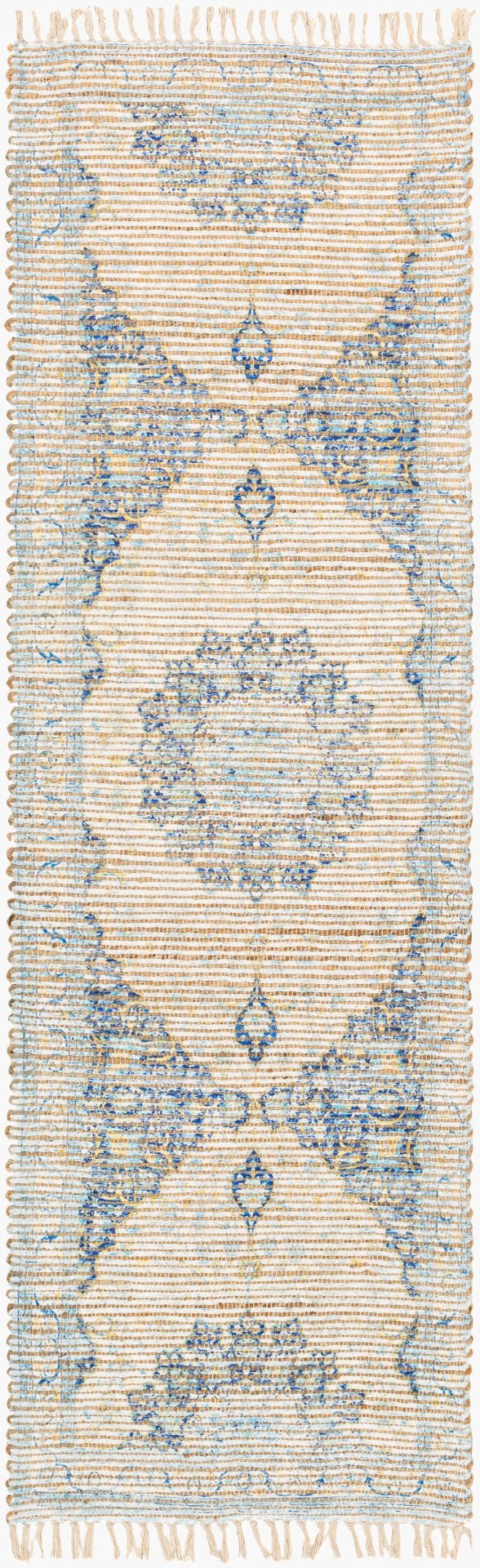 Surya Coventry 2' X 3' Handmade Jute Rug - Timeless Elegance, Durable Comfort For Stylish Home Decor Denim Jute,Polyester,Cotton Cov2304-268