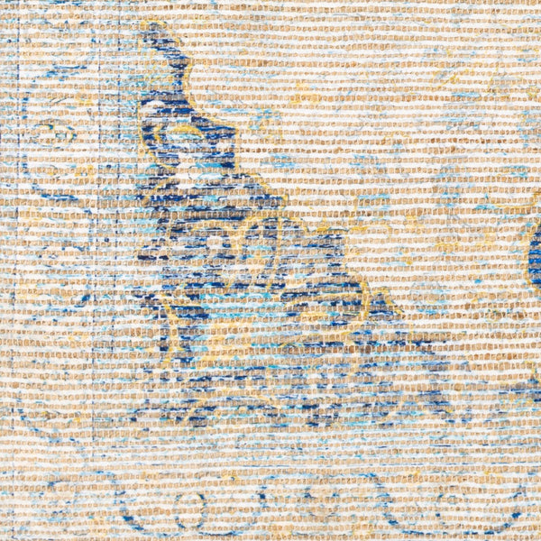 Surya Coventry 2' X 3' Handmade Jute Rug - Timeless Elegance, Durable Comfort For Stylish Home Decor Denim Jute,Polyester,Cotton Cov2304-268