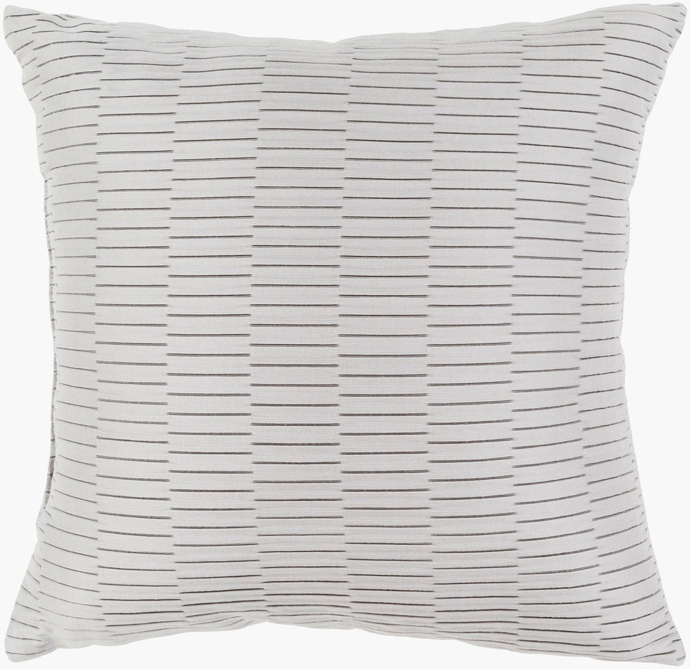 Surya Caplin 16"X16" Outdoor Accent Pillow - Durable, Chic, And Machine Washable For Stylish Living Spaces Light Slate Olefin,Polyester,Polyfill Cp007-2020