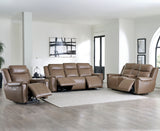 Parker House Atlantis - Smooth Latte Power Zero Gravity Recliner Brown 100% Leather ,Leather Match Matl#812phz-smlt