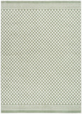 Nourison Casual CSU02 Machine Made Loom-woven Narrow Border Indoor Only Modern  Rug Green, Green 100% Polypropylene 99446983428