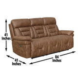 Steve Silver Brock Power/Power Sofa Cinnamon BK900S